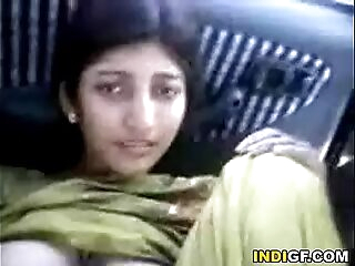 Indian Girl Shows Her Hairy Pussy For A Free Ride