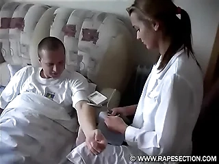 Nurse get s a absolute physical